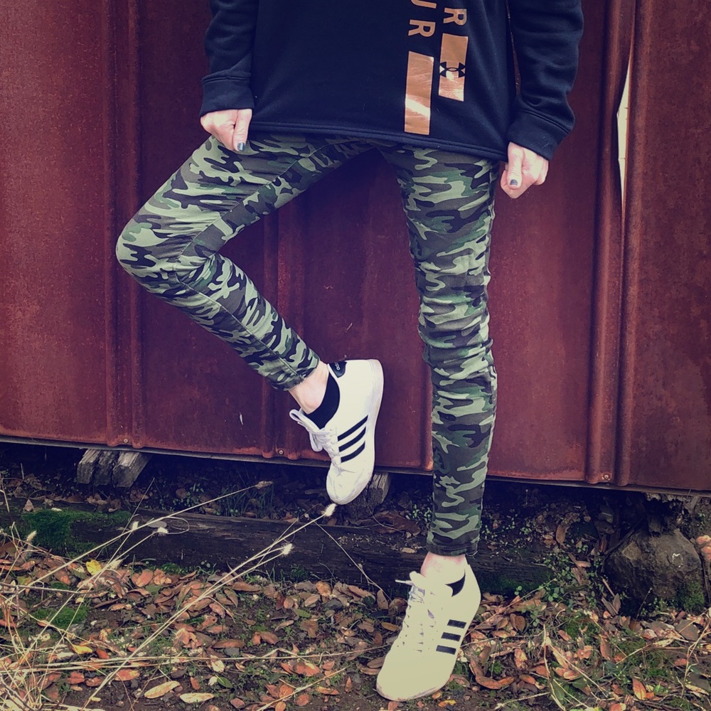 No boundaries camo twill leggings